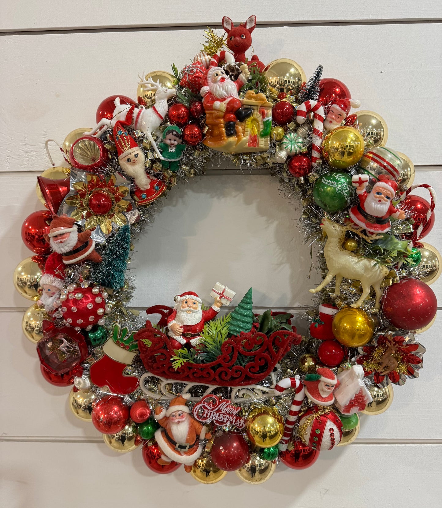 Santa Wreath