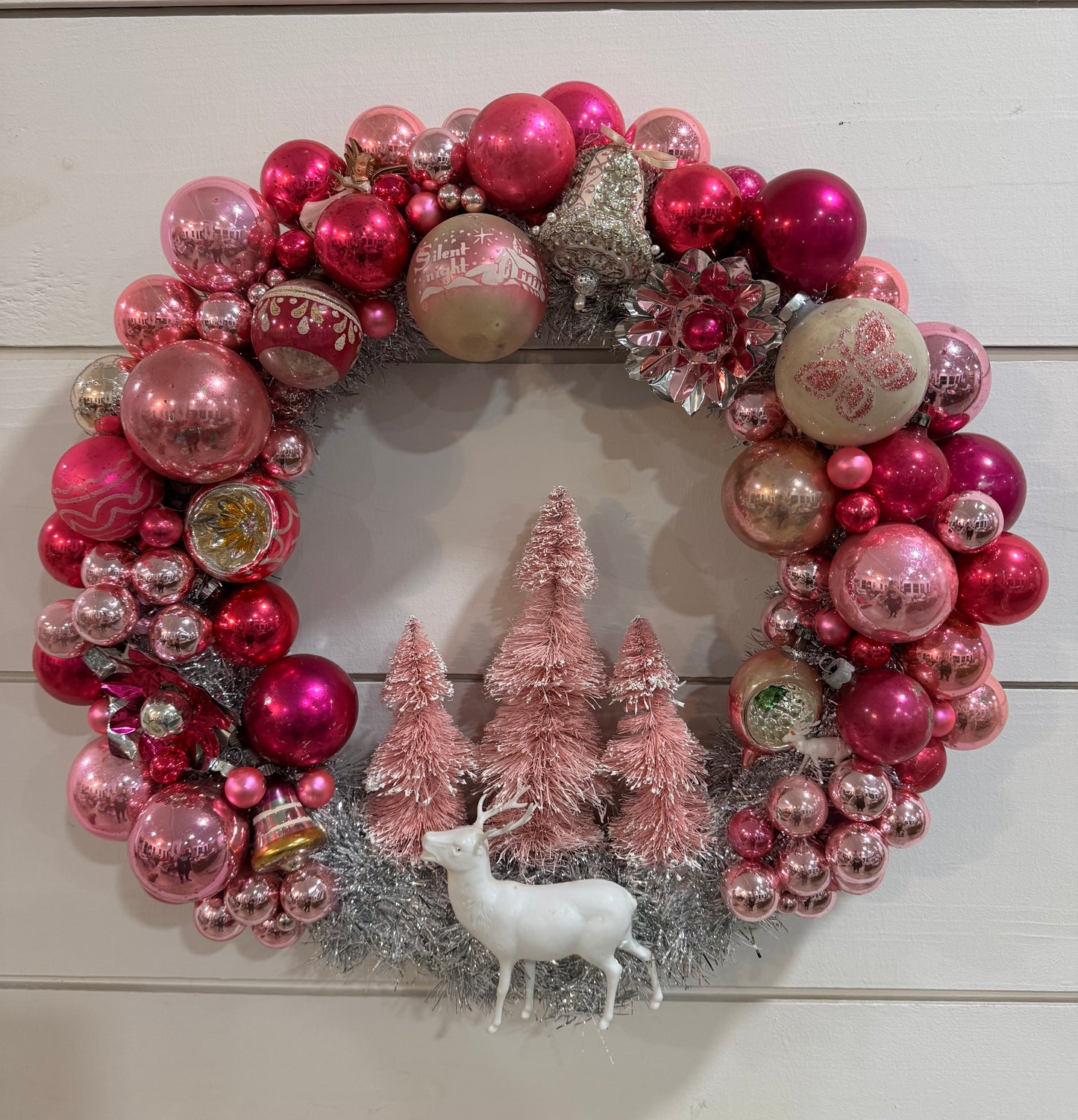 Pink Vintage Wreath